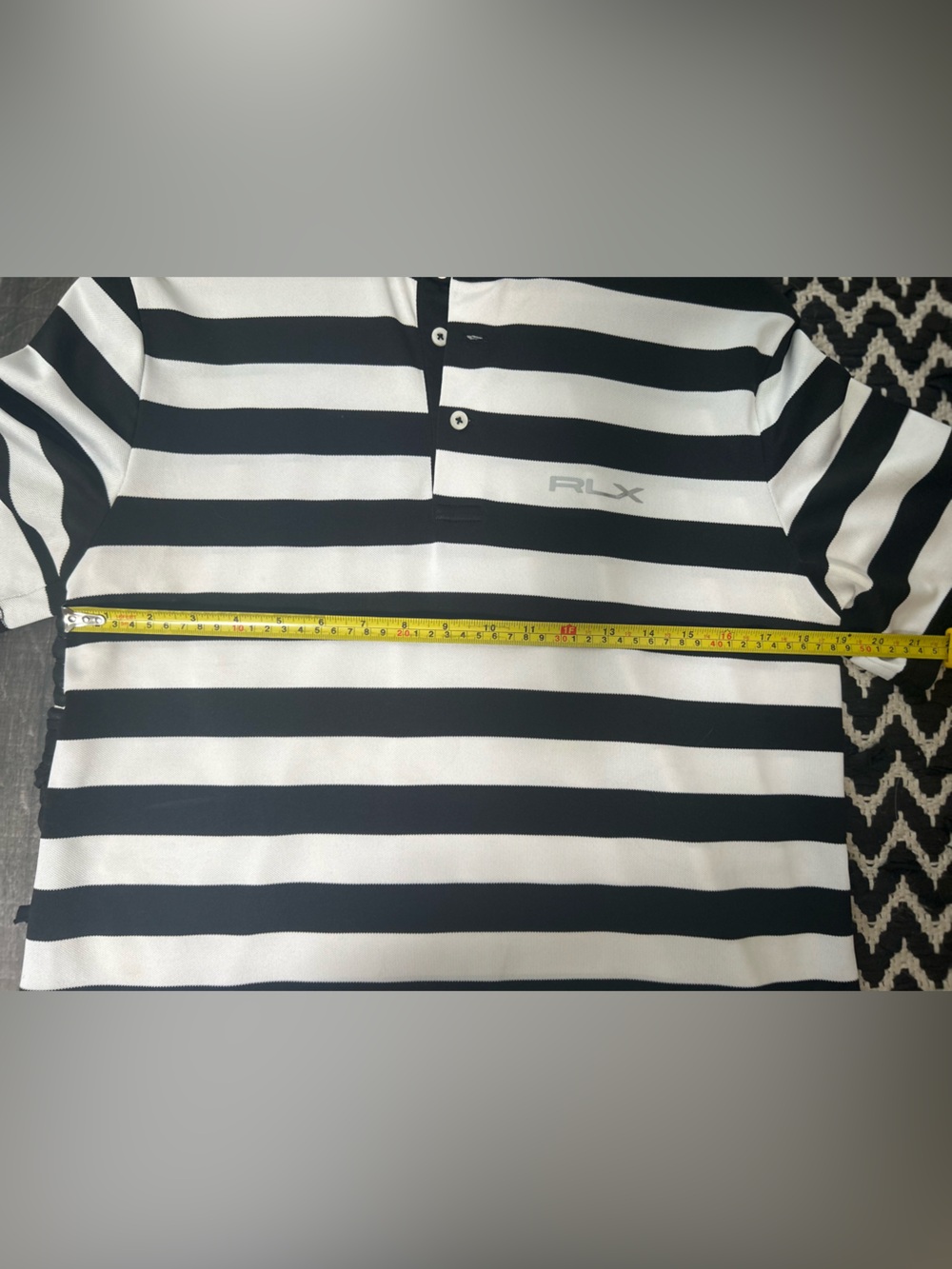 Ralph Lauren RLX Men’s Wicking  Striped Polo - Picture 9 of 9
